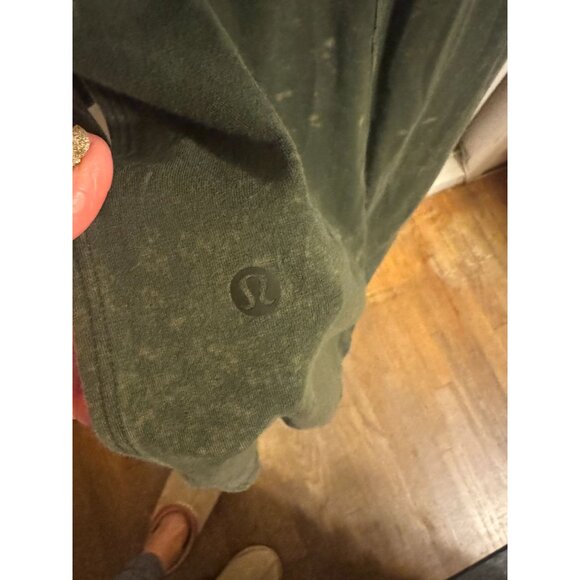 LULULEMON OLIVE GREEN WASH TANK DRESS SZ 12 WOMENS - Picture 5 of 5